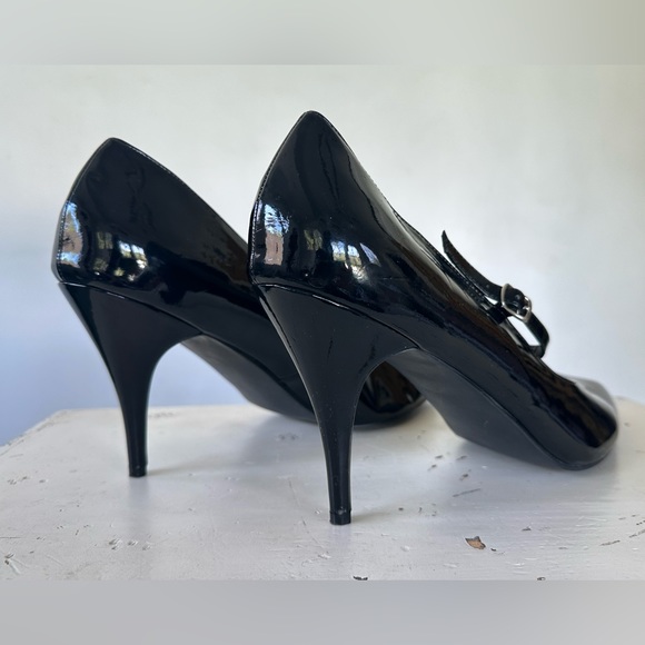 PLEASER DREAM-428 4" Heel Black Patent Mary Jane Pumps Women's Size 15.5-16.5 - Picture 5 of 10